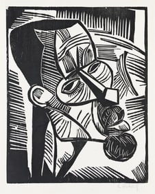 KARL SCHMIDT-ROTTLUFF (1884 - 1976) Jünger.