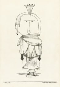 PAUL KLEE (1879 - 1940) Die Hexe mit dem Kamm.