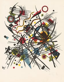 WASSILY KANDINSKY (1866 - 1944) Lithographie für die Vierte Bauhausmappe.