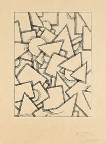 RUDOLF BAUER (1889 - 1953) Untitled ("to Hilla").