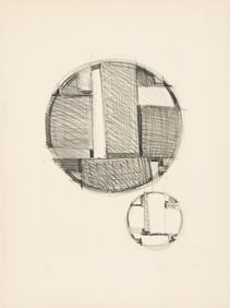 FRITZ GLARNER (1899 - 1972) Drawing for a Tondo.