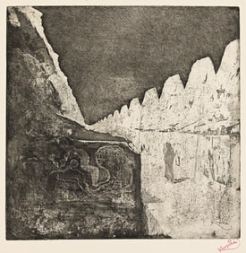 FRANTISEK KUPKA (1871 - 1957) La Voie Du Silence II.