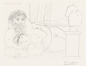 PABLO PICASSO (1881 - 1973) Le Repos du Sculpteur, I.