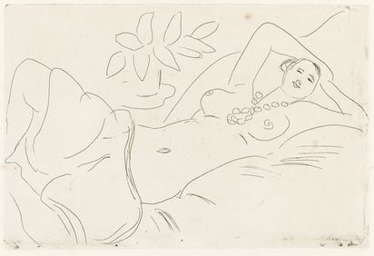 HENRI MATISSE (1869 - 1954) Odalisque Couchée.