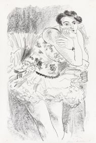 HENRI MATISSE (1869 - 1954) Danseuse debout, accoudée.