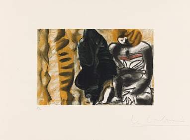 LE CORBUSIER (AFTER) Two offset color lithographs.