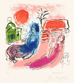 MARC CHAGALL (1887 - 1985) Maternité au Centaur.