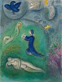 MARC CHAGALL (1887 - 1985) Daphnis et Lycénion.