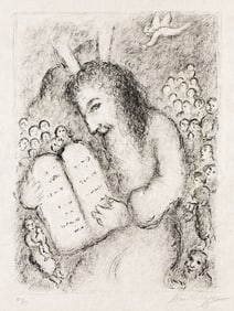 MARC CHAGALL (1887 - 1985) Moses.
