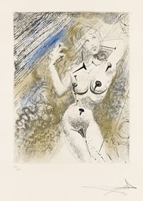 SALVADOR DALÍ (1904 - 1989) Marilyn.