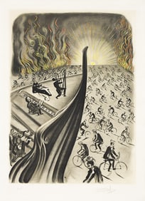 SALVADOR DALÍ (1904 - 1989) Symphony Bicyclette.