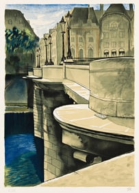 MAN RAY (1980 - 1976) Le Pont Neuf.