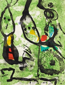 JOAN MIRÓ (1893 - 1983) Grans Rupestres IV.