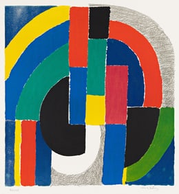 SONIA DELAUNAY (1885 - 1979) Lamelles.