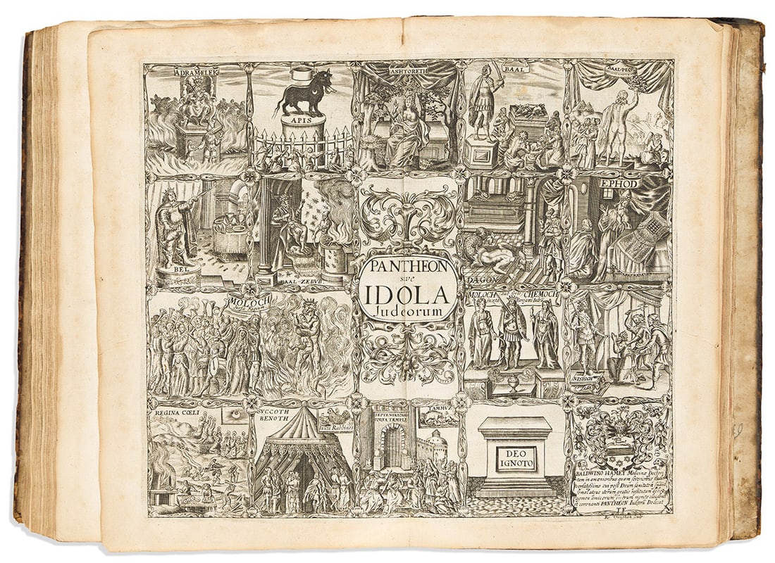 Fuller Thomas (1608-1661) A Pisgah-Sight of Palestine.: Fuller Thomas (1608-1661) A Pisgah-Sight of Palestine. London: M[iles] F[lesher] for John Williams, 1650. First edition, folio, engraved general title page; illustrated with one larger folding map and