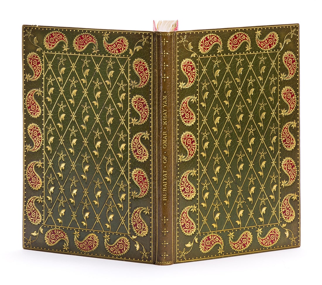 Khayyam, Omar (1048-1131) & Edward Fitzgerald, trans. (1809-1883) Rubaiyat of Omar Khayyam, in a vi (1 of 2)