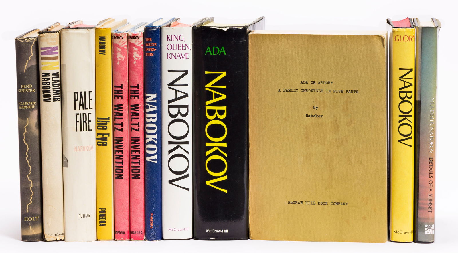 Nabokov, Vladimir (1899-1977) Nine first editions in twelve volumes. (1 of 1)