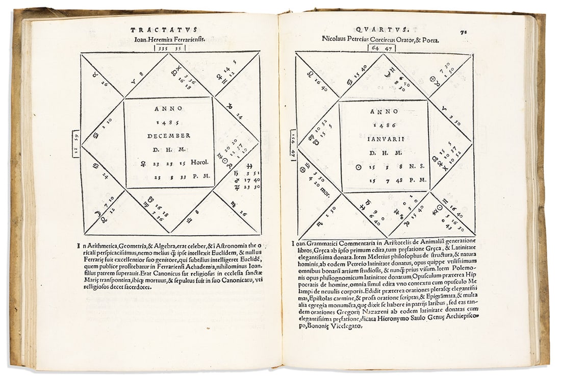 Gaurico, Luca (1475-1558) Tractatus Astrologicus. (1 of 2)