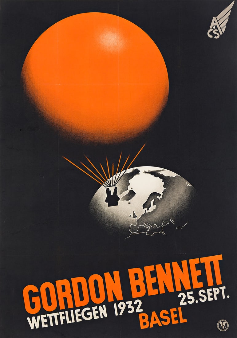 FRITZ BÜHLER (1909-1963) GORDON BENNETT WETTFLIEGEN. 1932. (1 of 1)