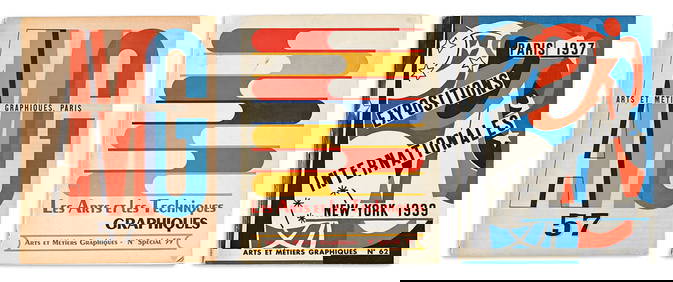 VARIOUS ARTISTS ARTS ET MÉTIERS GRAPHIQUES. Issues 1-67, bound & loose. 1927-1939. (1 of 4)