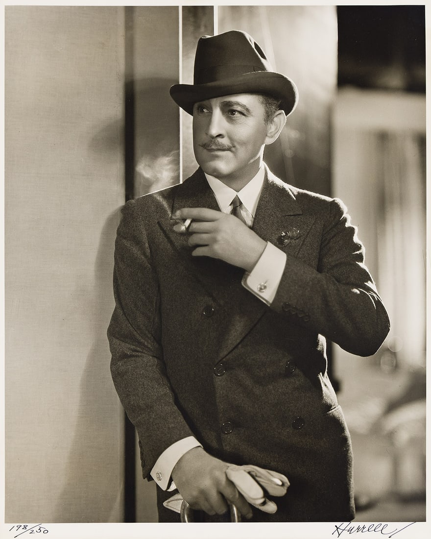 GEORGE HURRELL (1904-1992) Hurrell III: A Portfolio with 10 Photographs. 1932-44; printed 1980.: GEORGE HURRELL (1904-1992) Hurrell III: A Portfolio with 10 Photographs. 1932-44; printed 1980. Silver prints, the images measuring 19x15½ inches (48.2x39.4 cm.), and the reverse, the sheets slig