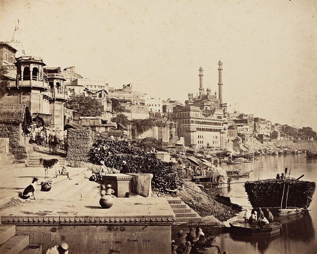 SAMUEL BOURNE (1834-1912) A suite of 15 photographs depicting historical landmarks in the northern: SAMUEL BOURNE (1834-1912) A suite of 15 photographs depicting historical landmarks in the northern Indian state of Uttar Pradesh. 1866-70. Including cityscapes and views of historical monuments in Luc