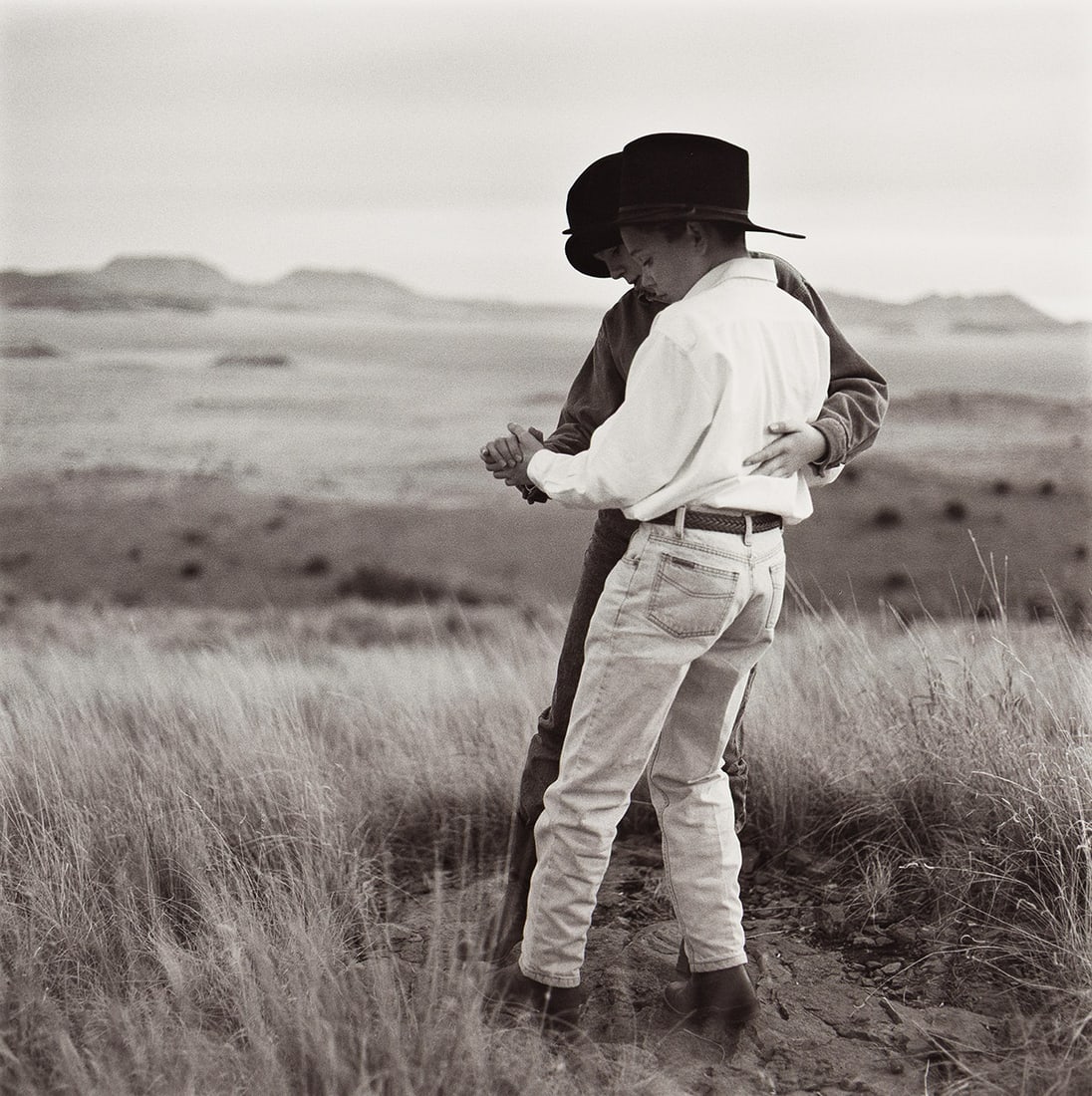 KEITH CARTER (1948- ) The Waltz. 1994.: KEITH CARTER (1948- ) The Waltz. 1994. Silver print, the image measuring 15¼ inches (38.7 cm.) square, the sheet 20x16 inches (50.8x40.6 cm.), with Carter's signature, title, date, and edition no