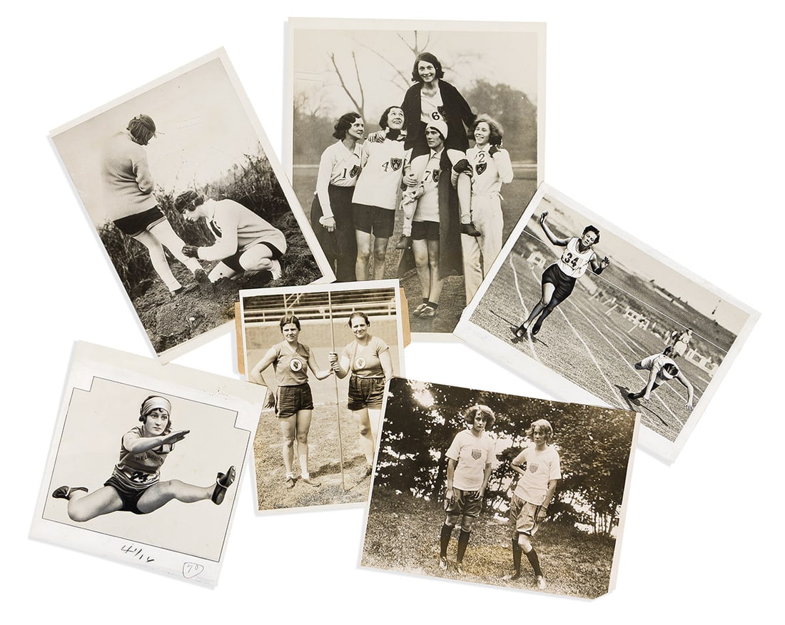 Track and Field Sports. 13 Press Photos of Successful Female Athletes. (1 of 1)