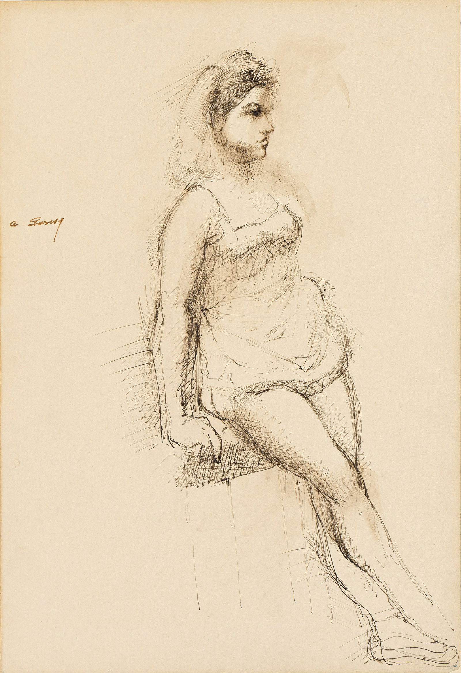 ARSHILE GORKY (1904 - 1948, AMERICAN) Standing Woman. (1 of 1)