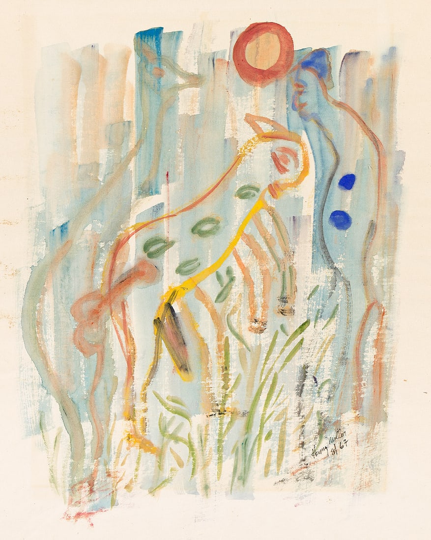 HENRY VALENTINE MILLER (1891 - 1980, AMERICAN) In the Field. (1 of 1)