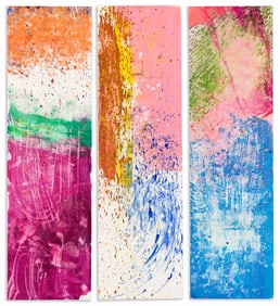CYNTHIA POLSKY (1939-2024, AMERICAN) Untitled (Triptych).