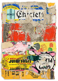 JOE BRAINARD (1942 - 1994, AMERICAN) Untitled.: JOE BRAINARD (1942 - 1994, AMERICAN) Untitled. Mixed paper collage on paper, 1961. 165x114 mm; 6½x4½ inches. Signed and dated in pencil, lower left. Provenance Private collection.