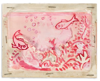JOE BRAINARD (1942 - 1994, AMERICAN) Untitled (Fish Bowl).