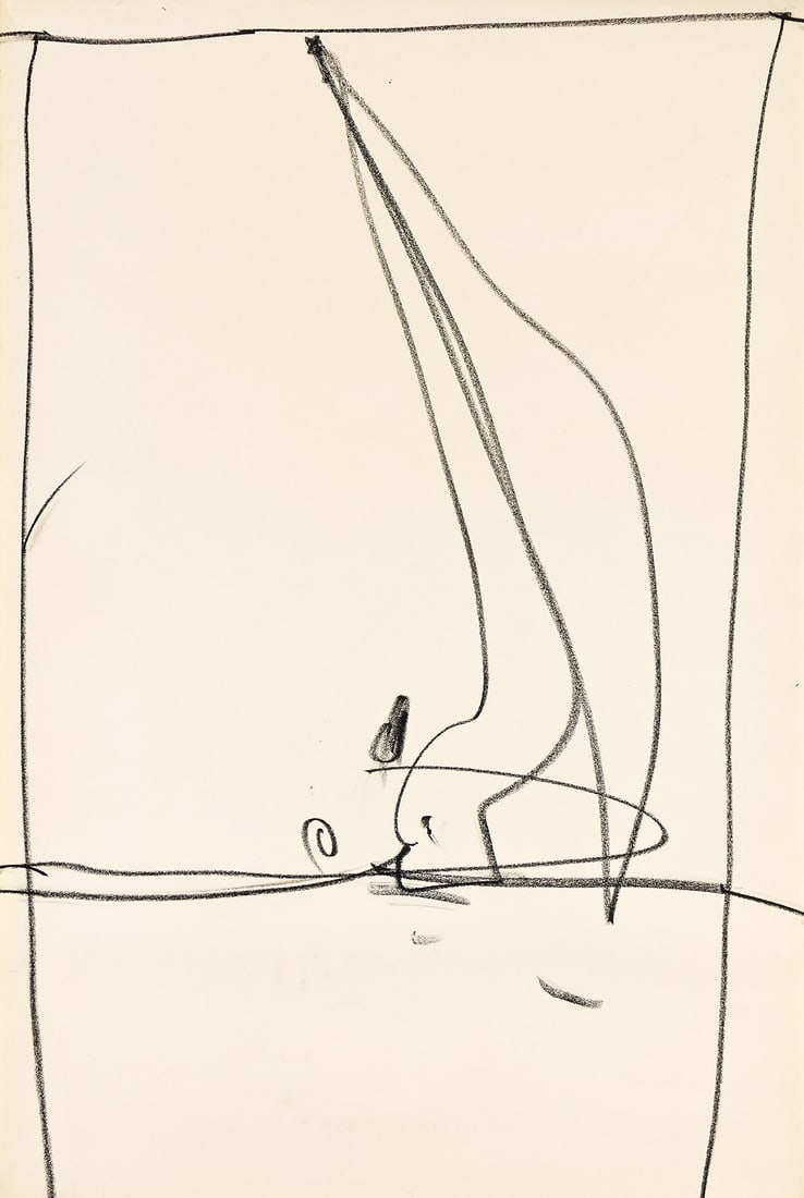 GORDON NEWTON (1948 - 2019, AMERICAN) Four untitled drawings. (1 of 4)