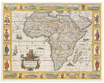 (AFRICA.) Nicolas Visscher. Africae Nova Descr.