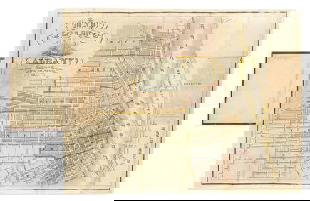 (ALBANY.) Joel Munsell. Map of the City of Albany.