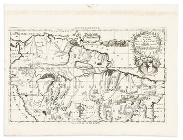 (AMAZON RIVER.) Vincenzo Coronelli. Corso del Fiume dell Amazoni.