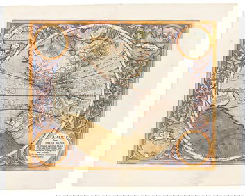 (AMERICAS.) Michael Mercator. America sive India Nova.