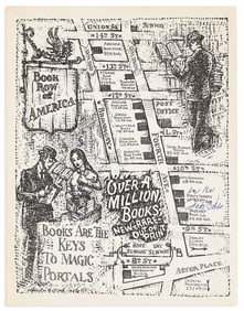 (BOOKSELLERS -- NEW YORK CITY.) Mahlon Blaine. Book Row of America.