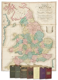 (BRITISH ISLES.) Group of 8 nineteenth-century case maps.