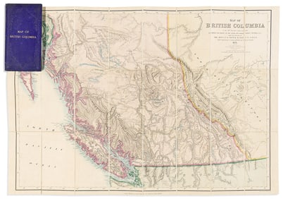 (CANADA.) J.W. Trutch; and J.B. Launders. Map of British Columbia to the 56th Parallel, North