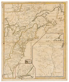 (COLONIAL NORTH AMERICA.) Georges-Louis Le Rouge. Canada et Louisiane.