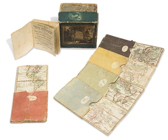 (GAMES -- GEOGRAPHY.) Johann Wolfgang Muller; and Johann Georg Klinger. Voyage dans les Cinq Parties