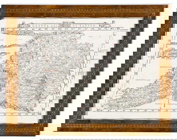 (HOLY LAND.) Bernardus Sylvanus. Quarta Asiae Tabula.