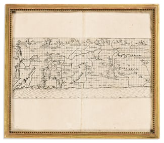 (HOLY LAND.) Johann Bongars; after Pietro Vesconte. [Medieval map of The Holy Land].