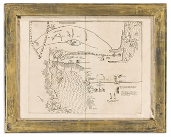 (HOLY LAND.) Johann Bongars; after Pietro Vesconte. Partia Extendit ult Yygri Usque ad Indu Fluvium