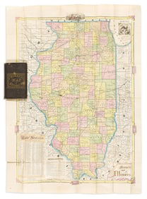 (ILLINOIS.) Charles Morse; and Charles Colby. Morse's Map of Illinois.