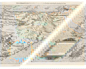 (MÜNSTER -- AFRICA.) Sebastian Münster. Africa / Lybia / Moerenland / mit Allen