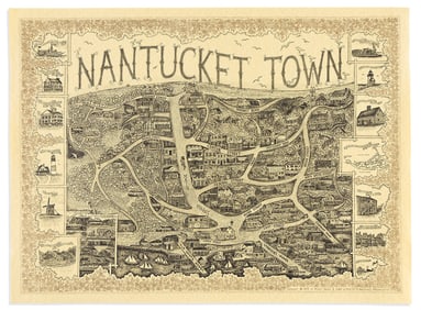 (NANTUCKET.) Mickey Shemin; and Henry Royster. Nantucket Town.