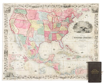 (NORTH AMERICA.) Joseph Hutchins Colton; and John M. Atwood. Map of the United States of America,